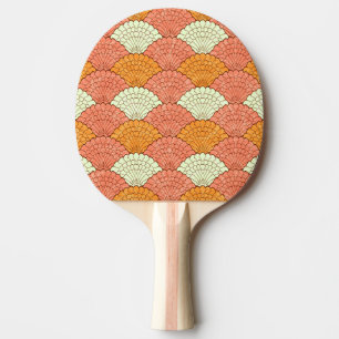 Raquette De Ping Pong Spectacle de coquilles : Motifs de la mer Abstrait
