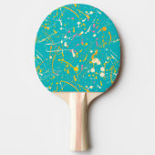 Raquette De Ping Pong Splash de peinture Abstraite (Devant)