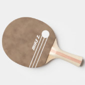 Raquette De Ping Pong Sportif Name old brown (Côté)