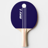 Raquette De Ping Pong Sportif Stripes Name Navy-Blue (Devant)