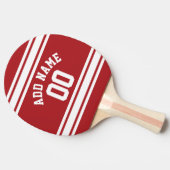 Raquette De Ping Pong Sports Jersey with Your Name and Number (Côté)