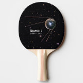 Raquette De Ping Pong Spoutnik 1 Satellite terrestre (Dos)