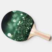 Raquette De Ping Pong ☘️ St. Patrick’s Day Green Bokeh (Côté)