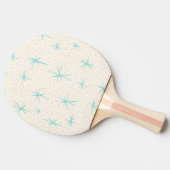 Raquette De Ping Pong Starbursts Turquoise de l'ère spatiale Ping Pong P (Côté)