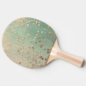 Raquette De Ping Pong Stardust or sur Sea Green (Côté)