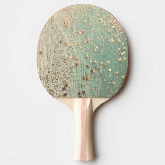 Raquette De Ping Pong Stardust or sur Sea Green (Devant)