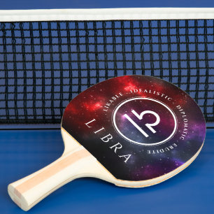 Raquette De Ping Pong Starfield Libra mis à l'échelle du Zodiac occident