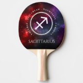 Raquette De Ping Pong Starfield Sagittarius Archer Western Zodiac (Devant)