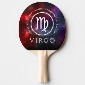 Raquette De Ping Pong Starfield Virgo Maiden Western Zodiac (Devant)