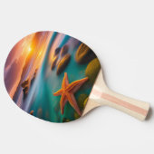 Raquette De Ping Pong Starfish sur la plage à Sunrise (Côté)