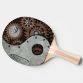 Raquette De Ping Pong Steampunk Yin Yang (Côté)