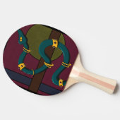 Raquette De Ping Pong Sticker Carré Snake (Côté)