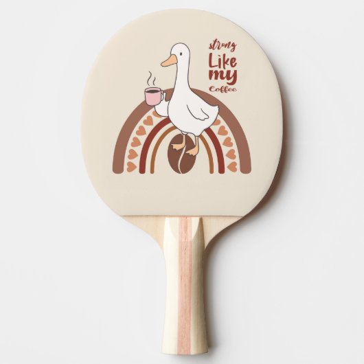 Raquette De Ping Pong Strong Coffee (Devant)