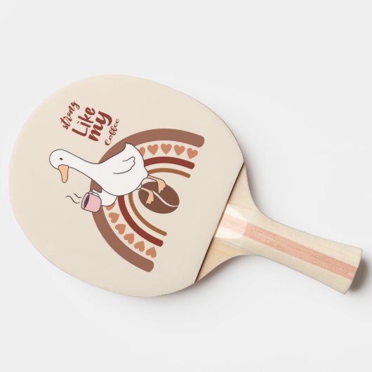 Raquette De Ping Pong Strong Coffee (Côté)
