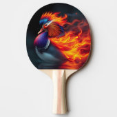 Raquette De Ping Pong Stunning Flame-boyant Firebird Hot Mandarin Duck (Dos)