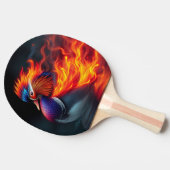 Raquette De Ping Pong Stunning Flame-boyant Firebird Hot Mandarin Duck (Côté)