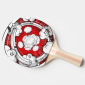 Raquette De Ping Pong Style BD Red Fight Nuages (Côté)