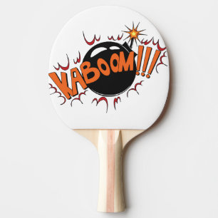 Raquette De Ping Pong Style comique KaBoom d'art de bruit !