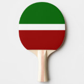 Raquette De Ping Pong Style de bloc de couleur rouge vert (Devant)
