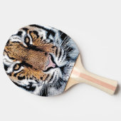 Raquette De Ping Pong Style graphique Tiger Portrait (Côté)