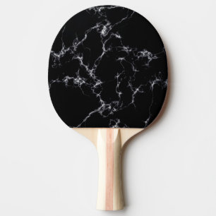 Raquette De Ping Pong Style marbre élégant4 - Noir et blanc