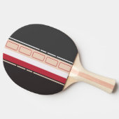 Raquette De Ping Pong Style rétro gras Stipes (Côté)