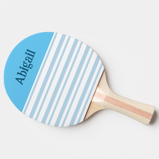 Raquette De Ping Pong StylishLight Bleu et Blancs Nom (Côté)