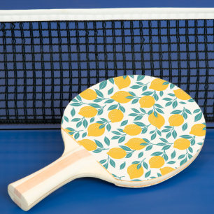 Raquette De Ping Pong Sucré Branches de citron Motif