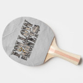 Raquette De Ping Pong Suivez l'argent ~ Facture (Côté)