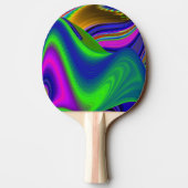 Raquette De Ping Pong Summerrainbow, Rainbowart 3D Abstrait (Dos)