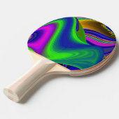 Raquette De Ping Pong Summerrainbow, Rainbowart 3D Abstrait (Devant Angle)