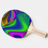 Raquette De Ping Pong Summerrainbow, Rainbowart 3D Abstrait (Côté)