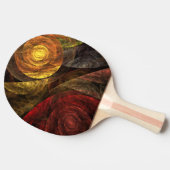 Raquette De Ping Pong Sun Flower Floral Moderne Art Motif Abstrait (Côté)