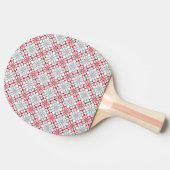 Raquette De Ping Pong SUN traditionnel letton motif géométrique III (Côté)