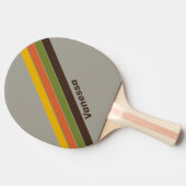 Raquette De Ping Pong Sunset Clover Striped with Name (Côté)