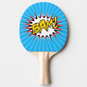 Raquette De Ping Pong Super Héros Classic Bam ! Bulle d'action (Devant)