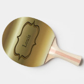 Raquette De Ping Pong Support Or (Côté)