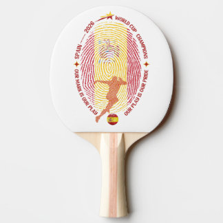 Raquette De Ping Pong Supporteur de football espagnol – Œuvre d'art de c