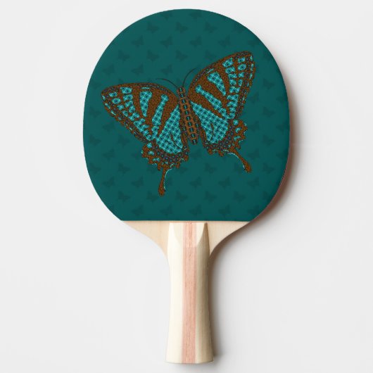 Raquette de Ping Pong Swallowtail Natif (Devant)