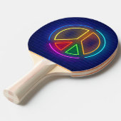 Raquette De Ping Pong Symbole de la paix (Devant Angle)