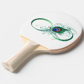 Raquette De Ping Pong Symbole de l'Infinity (Devant Angle)