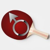 Raquette De Ping Pong Symbole de Mars (Côté)