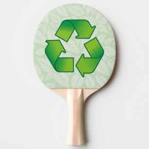 Raquette De Ping Pong Symbole de recyclage