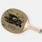 Raquette De Ping Pong Symbole Virgo Constellation Hevelius 1690 (Côté)