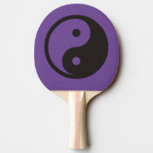 Raquette De Ping Pong Symbole Yin Yang - tatouage solide (Dos)