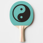 Raquette De Ping Pong Symbole Yin Yang - tatouage solide (Devant)