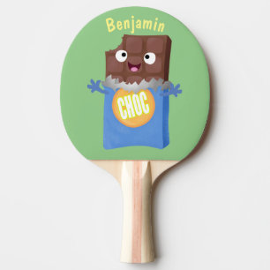 Raquette De Ping Pong Sympa chocolat chocolat bonbon bar personnage de d