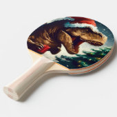 Raquette De Ping Pong T-Rex de Noël (1) (Devant Angle)