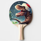 Raquette De Ping Pong T-Rex de Noël (3) (Dos)