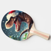 Raquette De Ping Pong T-Rex de Noël (3) (Côté)